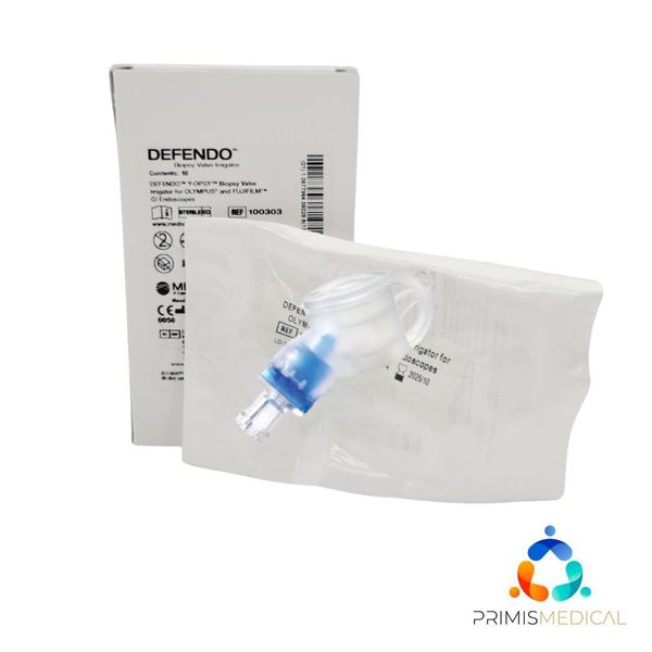 Medivators 100303 Defendo Y-Opsy Biopsy Irrigation Valve EXP 10-2025 Box of 10