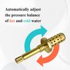 Ebrmeiwo 5Pcs TA-10 Flow Control Spindle Assembly, Replace Cartridge Spindle, Brass