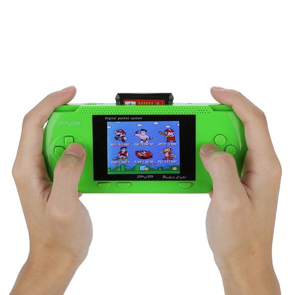 Pxp PVP 3000 Rechargeable Handheld Portable Games Console RETR Video Game with Free Rechargeable Lithium Battery and Game Card