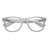 Arcton® White Retro Oversized Style Frame Nerd Geek Glasses