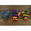 LOUDelephant Hand Knitted Wool Shooter Gloves - SD Green Mix