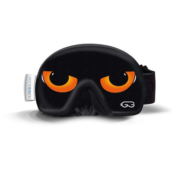 Soggle Ski Goggles Protection, Microfibre Cover (One Size), eyes 01 orange
