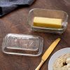 Luminarc N5878 Butterdose Kuh, 1 Stück, Glas, Transparent