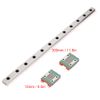 MGN12 300mm Mini Linear Rail Guide with 2pcs MGN12B Slide Blocks for 3D Printer and CNC Machine