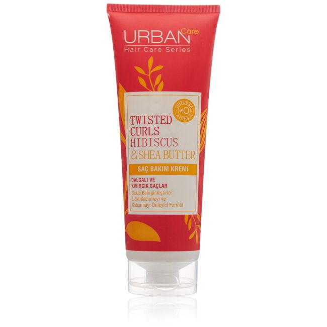 Urban Care Curl Hibiscus Water & Shea Butter Saç Kremi, 1 Paket (1 x 250 ml)