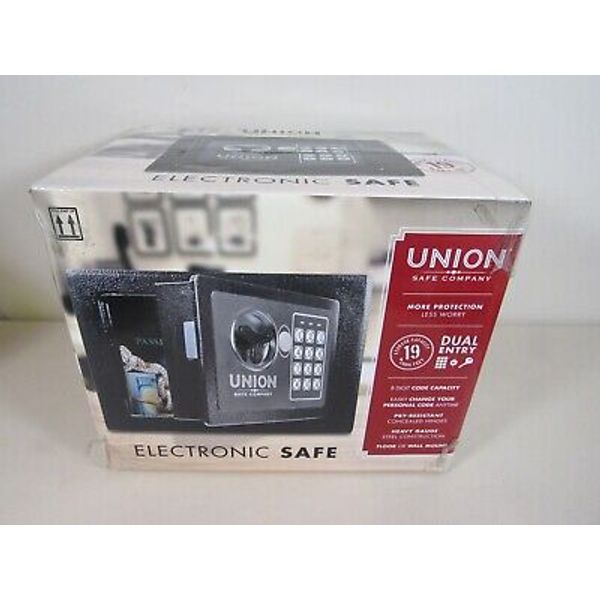 New in Box Union #62981 Safe Company 0.19 cubic ft. Electronic Digital Safe