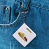 'Cheese and Grapes Board' Keyring Tape Measure/Spirit Level Tool (KM00036810)