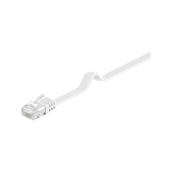 Wentronic 95155-GB 7m CAT6 Network Cable 2xRJ45 Plugs - White