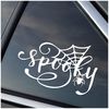 Spooky Spiderweb Vinyl Car Window Decal Sticker