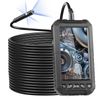 Endoscope Camera with Lights Triple Lens Borescope 49.2FT Cable 5" Screen