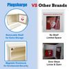 Non Alarmed AED Defibrillator Wall Mounted Storage Cabinet