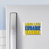 CafePress Long Live Ukraine Rectangle Magnet (10 pack)