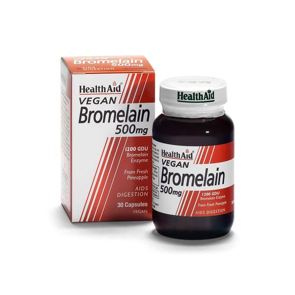 HealthAid Bromelain 500mg - 30 Vegicaps
