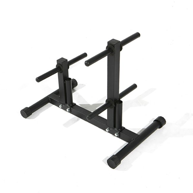 Barbell rack Barbell organizer holder Storage stand Disc dumbbell barbell, ① Barbell rack