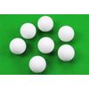 3 x 36mm SOLID WHITE SCUFFED Football Table Balls With Rubber Grip Coating!