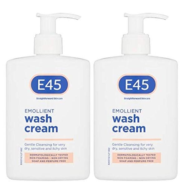 E45 Emollient Wash Cream 250 ml x 2