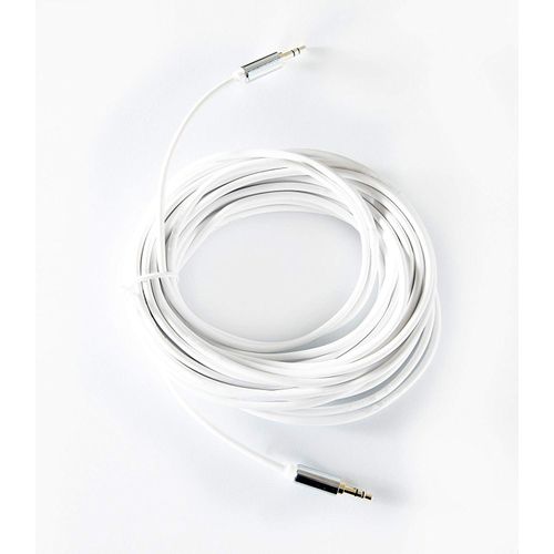 OMNIHIL 30 Feet Long 3.5mm Headset Audio AUX Extension Cable Compatible with EMIGVELA LED Night Lights Bluetooth Speaker Alarm Clock Speakerphone and Digital Calendar