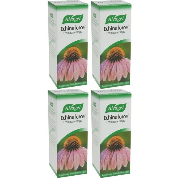 (4 PACK) - A Vogel - Echinaforce Drops | 100ml | 4 PACK BUNDLE