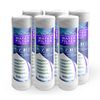 Wound String Sediment 5 Micron Water Filter Cartridge 2.5" x 10" 6 Pack