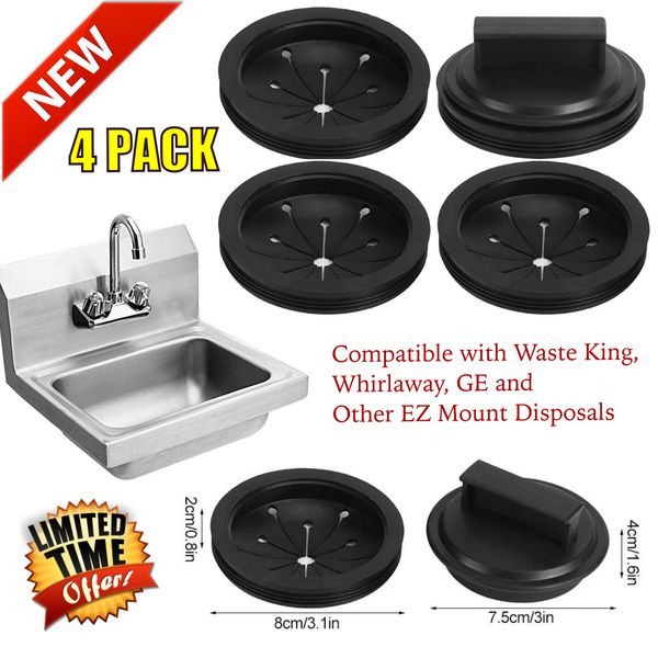 Garbage Disposal Splash Guards Kitchen Sink Stopper 3" For Whirlaway Waste King