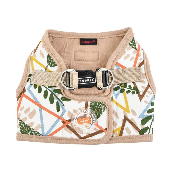 Puppia Botanical Harness B Dog Harness, Beige, M