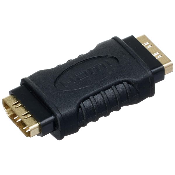 StarTech. com HDMI Gender Changer Female – Female Coupler Adapter for HDMI Cable Female/Female 15 Pin Extension Cable Black, 2.4 cm 8.2 cm, 6-Inch)
