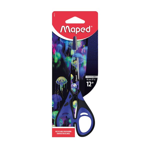 Maped - School and craft scissors Deepsea Paradise 16 cm, pointed