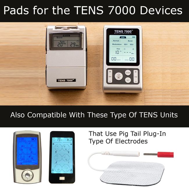 TENS Electrodes Compatible with TENS 7000 & TENS 3000 - 2x2 20