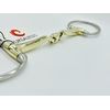 EggButt Snaffle Bit 14MM Verbindend Angled MP (UKSALES25®) *SAME DAY DISPATCH* (5.0 INCHES / 12.7 CM)