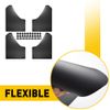 4Pcs Rubber Mud Flaps Splash Guards Mudguards Front Rear Racing Rally Universal