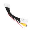EVGATSAUTO Car Rear Camera Cable, 24Pin Rear View Camera Adapter, Reverse Parking Camera Connection Cable Adapter Line Wiring