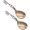Predax 2 Spinner Blades for Softbaits Colorado Spinner Blade, Colour: Gold