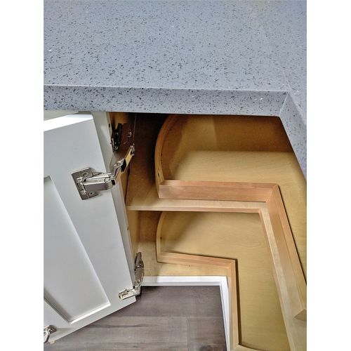 165 Degree Full Overlay Clip-on Lazy Susan Cabinet Hinge, Corner Cabinet Hinge