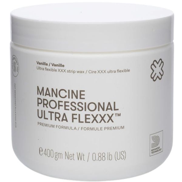 Mancine Strip Wax: Ultra Flexxx Vanilla (14oz)