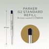 Parker Ballpoint Pen Refills | Medium Point | Black QUINKflow Ink | 2 Count
