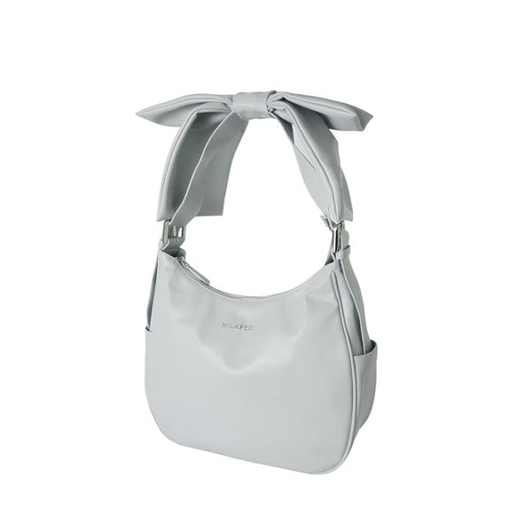Milkfed Big Ribbon Bag Tote Bag, LtBlue