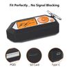 Frylaa for Flipper Zero Case Cover,Soft Shockproof Anti-Scratch Premium Silicon Protector with Keychain Accessories-Black