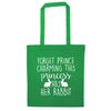 Forget prince charming this princess has her rabbit tote bag