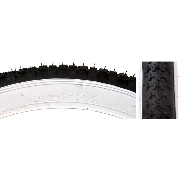 Sunlite Studded Knobby Tires, 20 x 2.125, Black/White