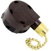ZE-268S5 ZH 4 Speed 5 Wire Pull Chain Ceiling Fan Switch Replacement Repair Kit 4 Way 5 Position Rotary Motor Controller 6A 125VAC 3A 250VAC for Fans and Appliances - Brass Finish