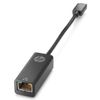 HP USB-C To RJ45 Adapter, black