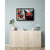 Mid Century Modern Abstract Cat Art Print cf4