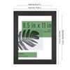 MCS Studio Document Frame, Gallery Wall Frame Fits 8.5 x 11 Diplomas, Documents & Certificates, Black Woodgrain, Single.