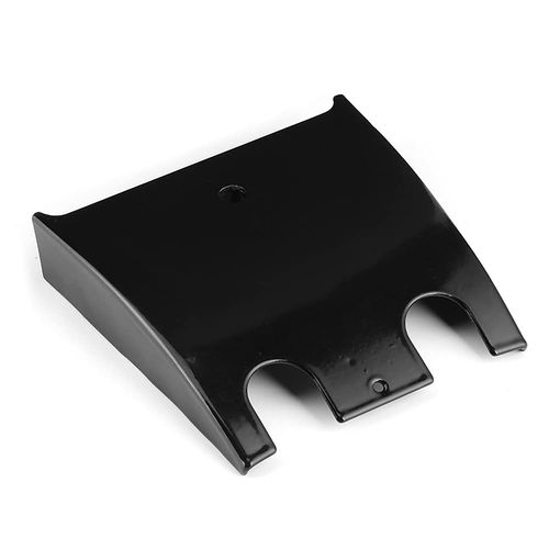 CYSFETENA Black Dash Extension Panel,Metal Rubber Dash Extension Panel with Screw and Rubber Tube,Lower Dash Panel Extension Motorcycle Fuel Tank Cover Fit for Fltcu I Flht