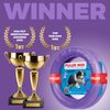 PULLER Midi Interactive Dog Toy Fitness Tool Set, purple
