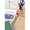Avery Pocket Divider – Assorted Transparent Colours 12 Nails a4+ Transparent
