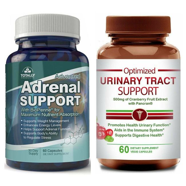 Adrenal Support Weight Management Urinary Tract Health Immune System Supplements