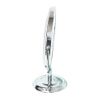 Merry No.5860 Tabletop Mirror, Round, Double Sided Magnifier, Approx. 2x Size, Silver, Body: 7.8 x 6.8 x 3.4 inches (198 x 173 x 87 mm), Mirror Surface: φ5.7 inches (145 mm)