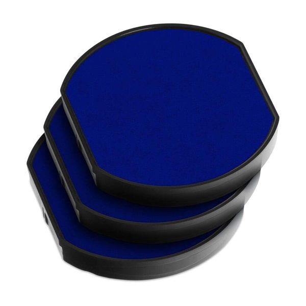 Ideal 310R Stamp Replacement Pads - 3 Pack - Blue Ink