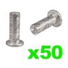 50x Brake Shoe Lining Rivets Replacement for Fordson Dexta Super Dexta Tractor